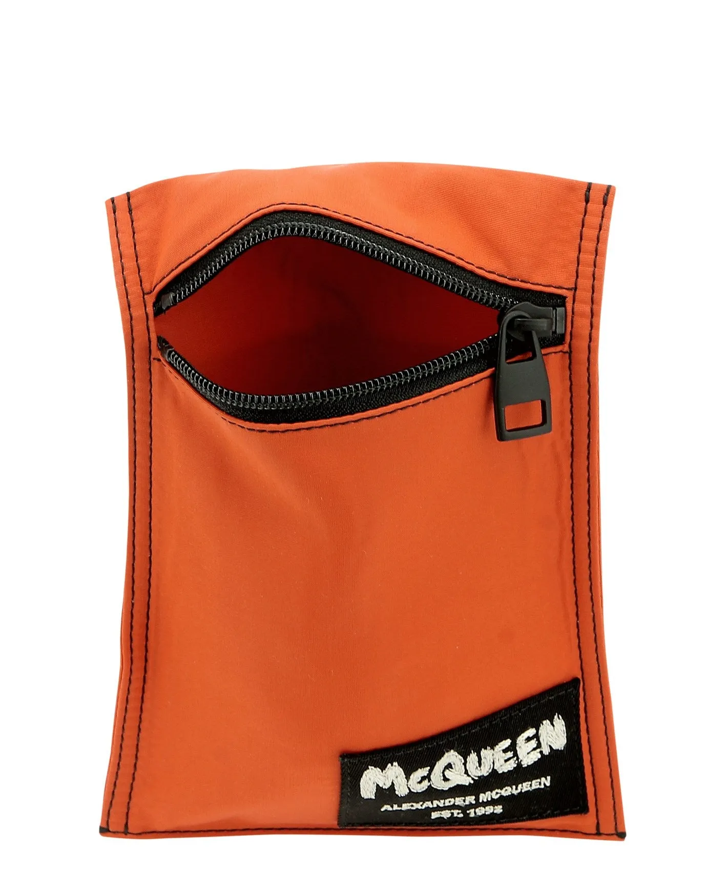Alexander McQueen Graffiti Logo Tag Crossbody Bag