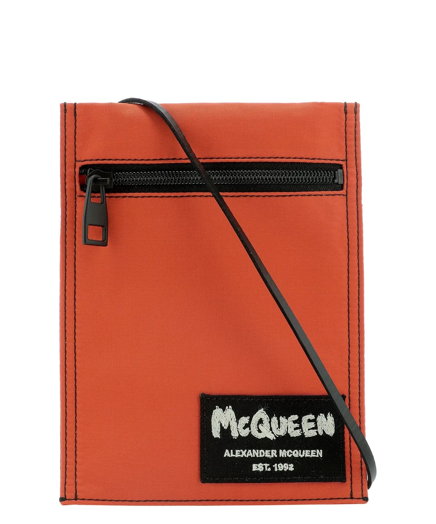 Alexander McQueen Graffiti Logo Tag Crossbody Bag