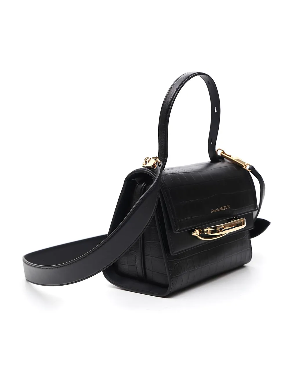 Alexander McQueen The Story Embossed Tote Bag