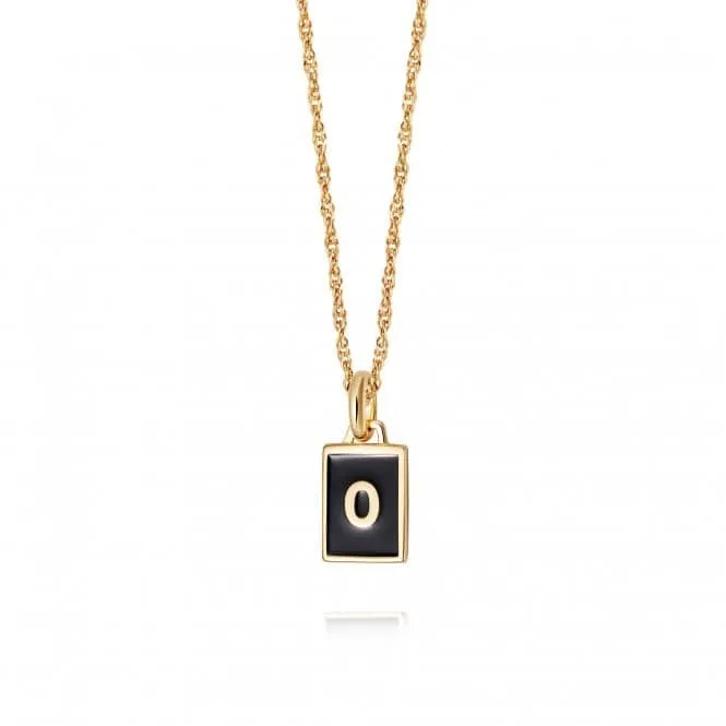 Alphabet Initial 18ct Gold Plated O Necklace BETO_GP