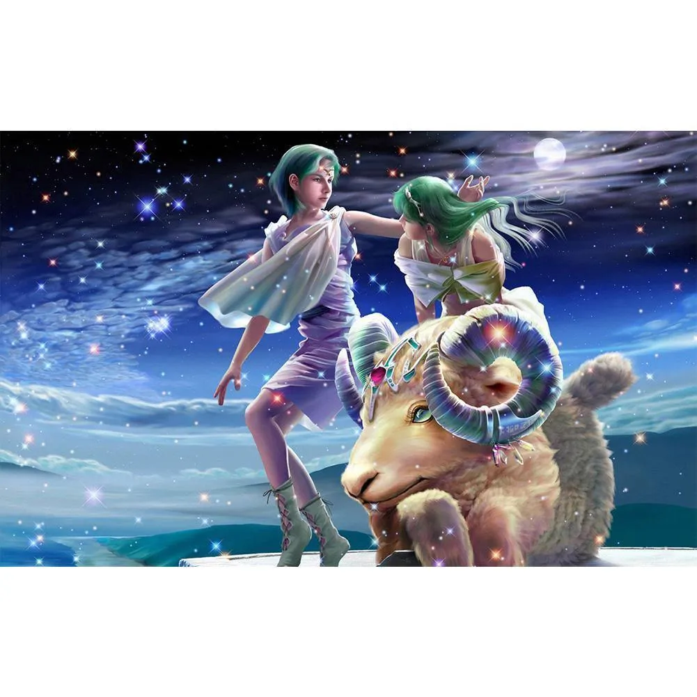 Aries 5D DIY Full Drill Diamond Painting Constellation