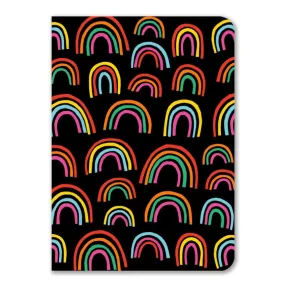 Badger & Burke Lined Notebook - Rainbow