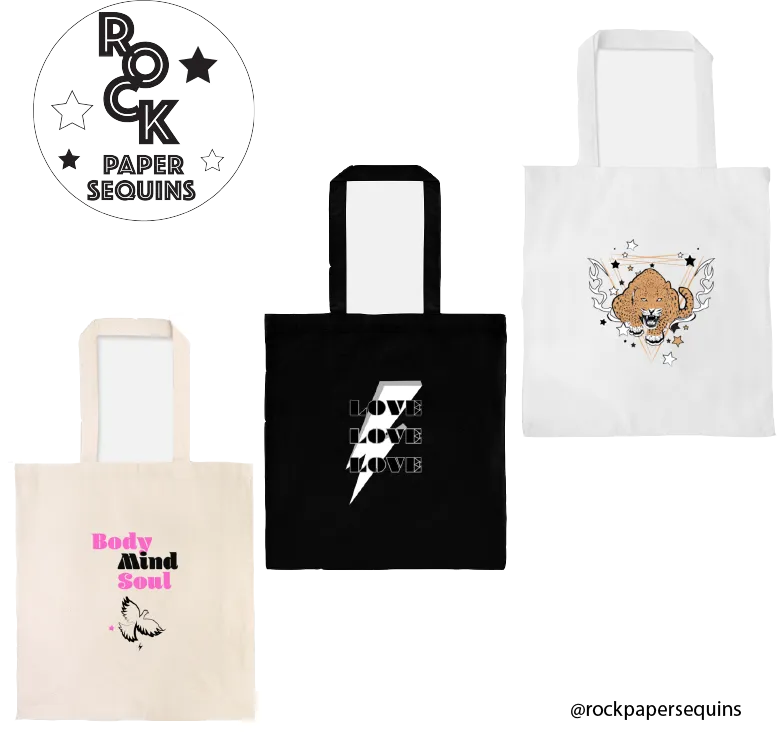 Body Mind Soul Canvas Tote