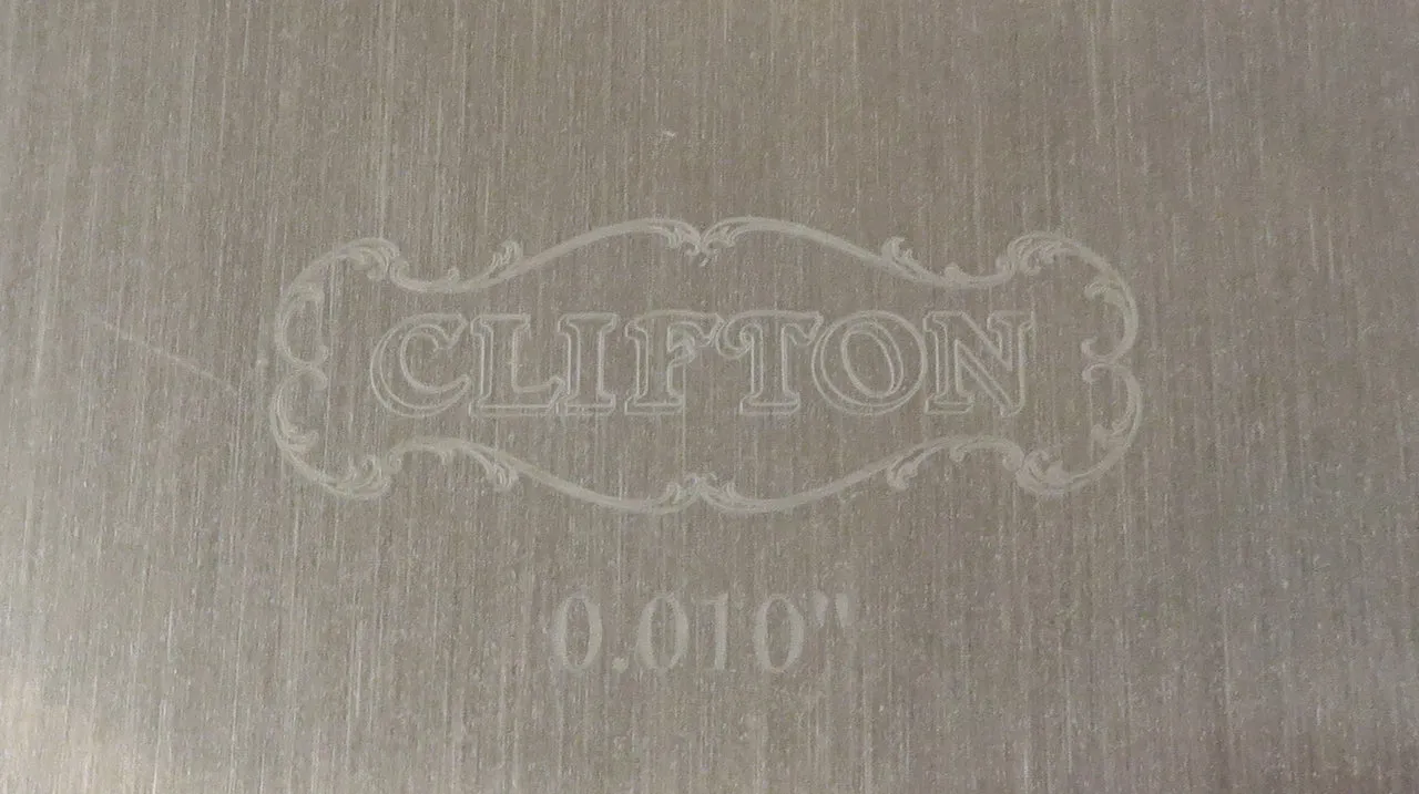 Clifton 4 Piece Set Rectangular Cabinet Scrapers 3" x 6" (0.01", 0.015", 0.020", 0.025") TTWCSx4