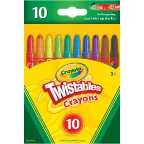 Crayola Twistables Crayons 10 Pack Colors