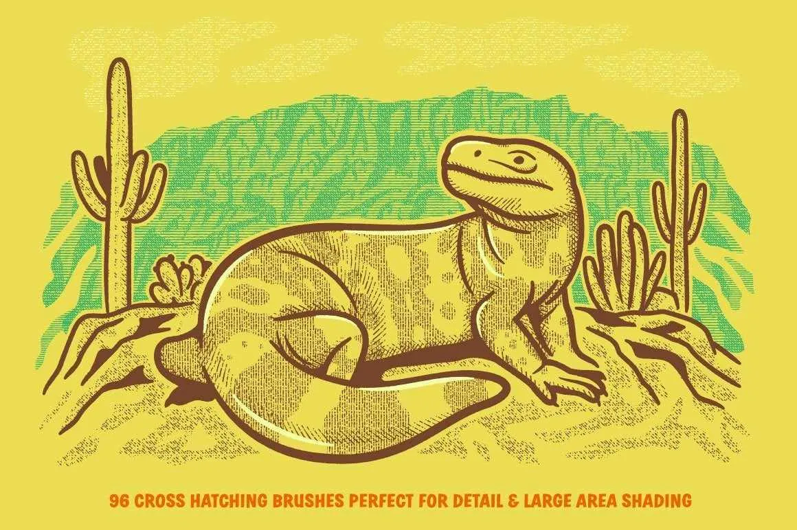 Cross-Country Crosshatchers for Procreate