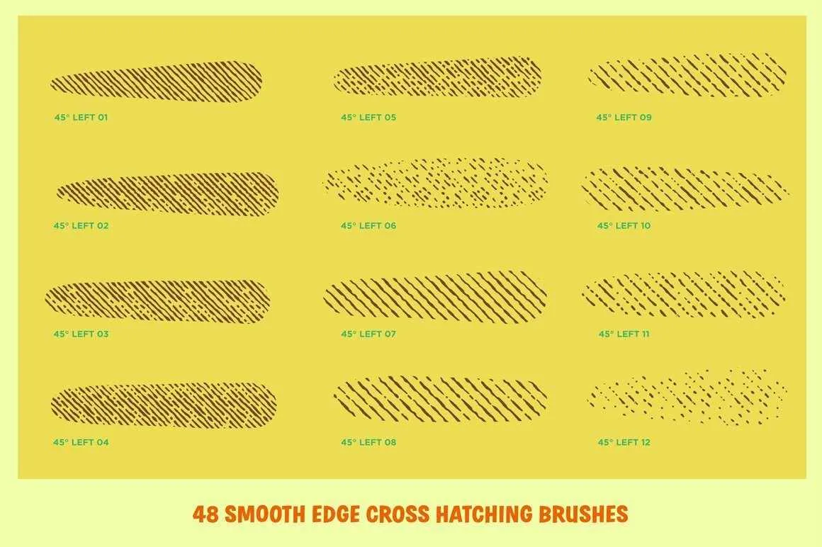 Cross-Country Crosshatchers for Procreate