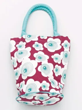 Floral Bucket Tote Bag