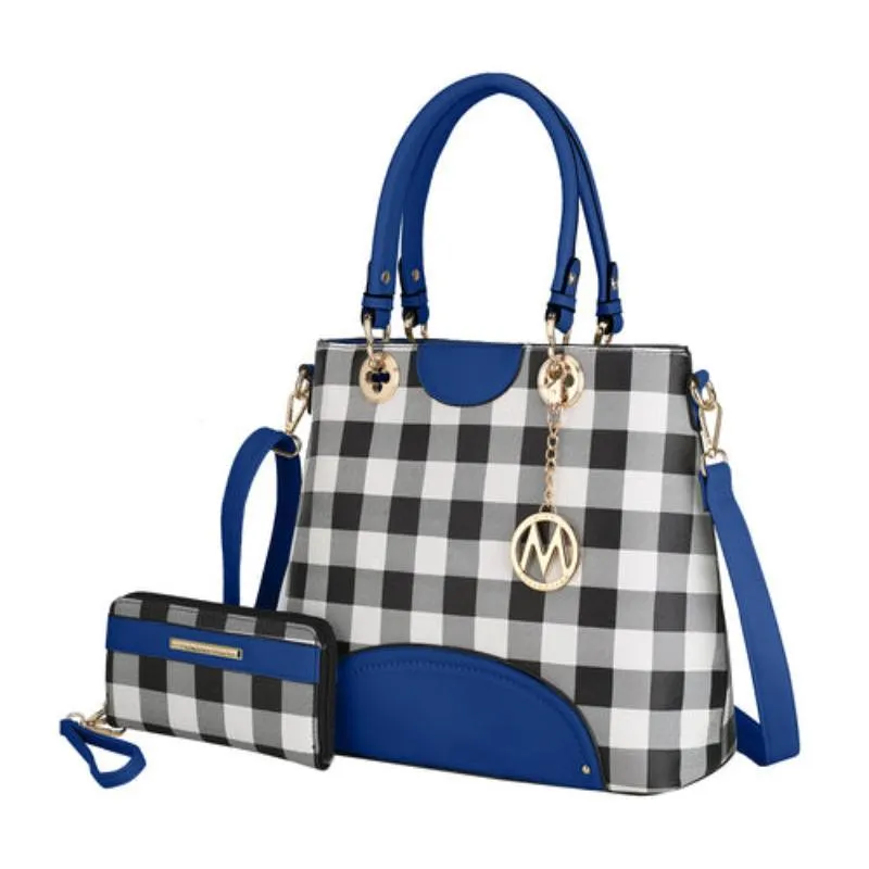 MKF CollectionGabriella Chekered Handbag