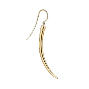 No.1 Single Medium Earring - Yellow Gold Vermeil