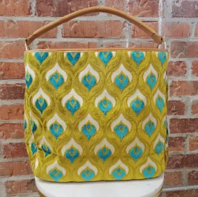 Olivia Handbag - Peacock Feather