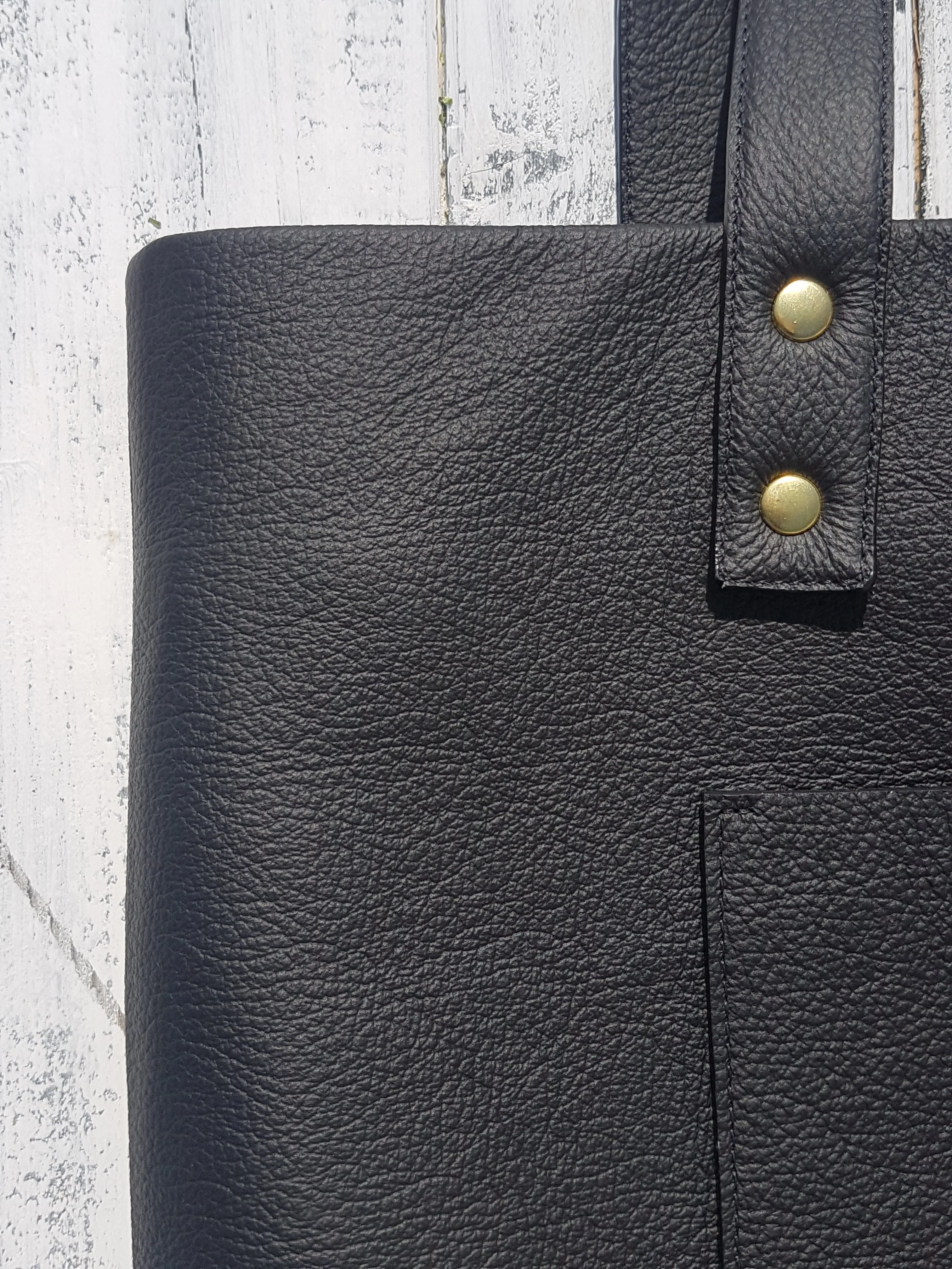 "The Charlie" Leather Tote - A0 Printed Paper Template & PDF Full Colour Brochure