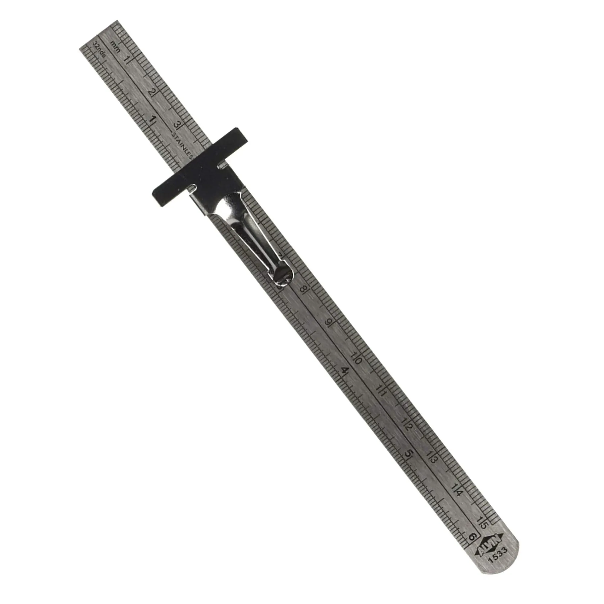 Ruler Millimeter 15cm w/Clip