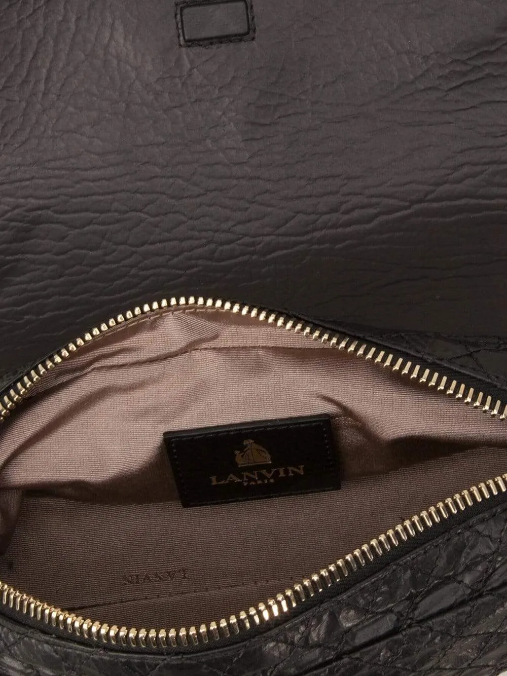Small Quilted Clutch With Chain