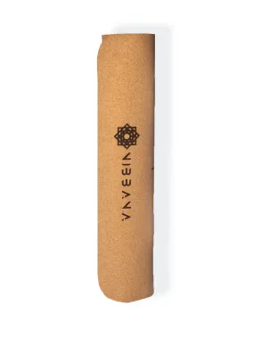 Terra Cork Yoga Mat 5mm with Guided Lines
